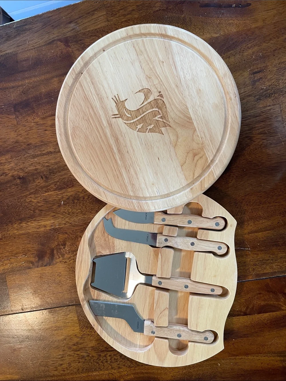 WSU cheese board set. Go Cougs!